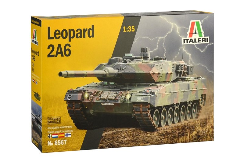 Italeri 6567 LEOPARD 2A6 1/35 – immagine 2
