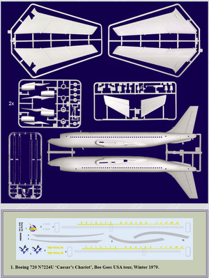 Roden 318 Boeing 720 Caesars chariot 1/144 – image 2