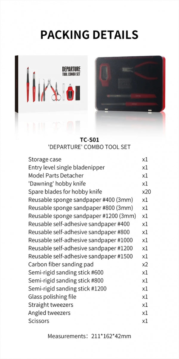 DSPIAE TC-S01 &amp;#39;Departure&amp;#39; Tool Combo Set / Zestaw narzędzi – imagen 2