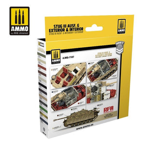 Munitions du Mig Jimenez 7187 STUG III AUSF. G Ensemble extérieur et intérieur 12x17ml – image 2