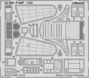 Eduard BIG3398 P-40F 1/32 TRUMPETER – zdjęcie 5