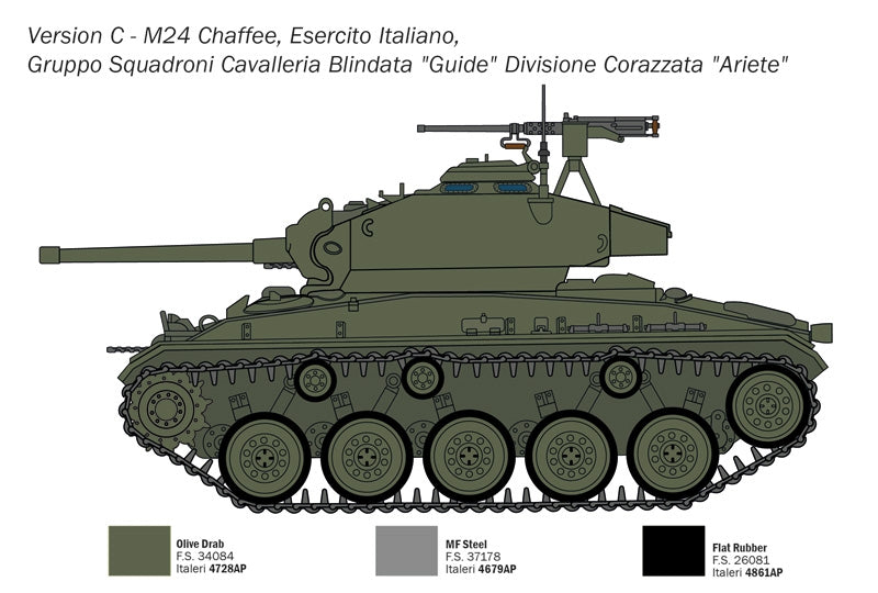 Italeri 6761 M24 CHAFFEE 1/35 – immagine 4