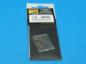 Aber A48 017 Jeu de 2 canons standard de calibre .50 (12,7 mm) pour mitrailleuses d&amp;#39;avion américaines Browning M2 (1/48) – image 4