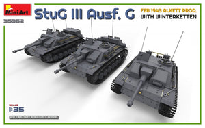 Mini Art 35362 StuG III Ausf. G FÉVRIER 1943 ALKETT PROD. AVEC KETTEN D&amp;#39;HIVER 1/35  – image 3