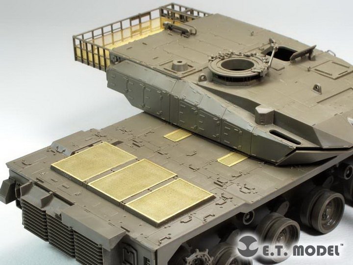 ET Model EA35-096 JGSDF TYPE 10 Tank Engine &amp;amp; Turret Rack Grills For TAMIYA 35329 1/35 – image 3