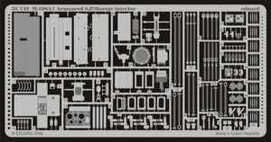 Eduard 35749 M-106A1 Armoured S. P.Mortar interior 1/35 Tamiya