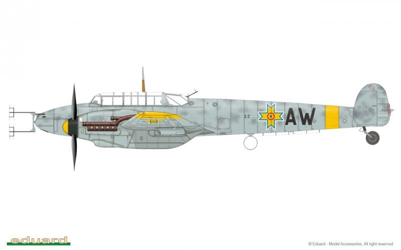 Eduard 84145 Bf 110F Nachtjager 1/48 – immagine 2