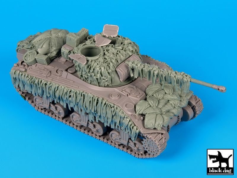 Ruban de jute Black Dog T35138 pour Sherman Firefly britannique, échelle 1/35 – image 3
