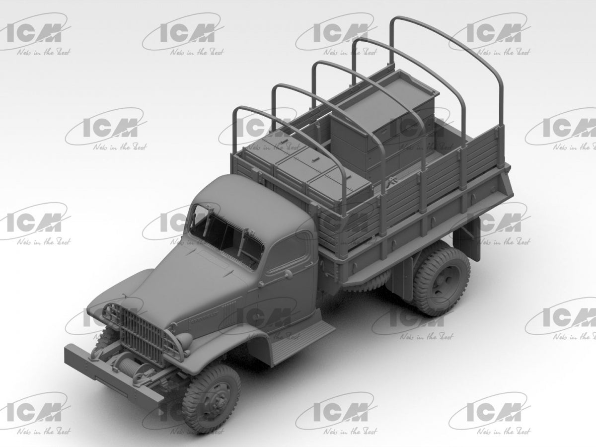 Camion-cuisine de l&amp;#39;armée américaine de la Seconde Guerre mondiale ICM 35587, échelle 1/35 – image 3