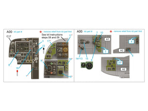 Quinta Studio QDS-48379 Bristol Beaufort Mk.I 3D-Printed &amp;amp; coloured Interior on decal paper (ICM) (Small version) 1/48 – Bild 2