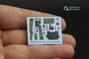 Quinta Studio QD48260 P-51D Early 3D-Printed &amp;amp; colored Interior on decal paper (Airfix) 1/48 – image 11