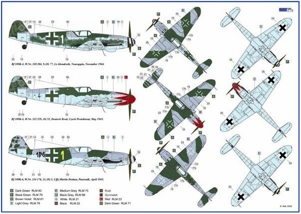 AML D32002 Messerschmitt Bf 109K-4 part II 1/32 – immagine 4
