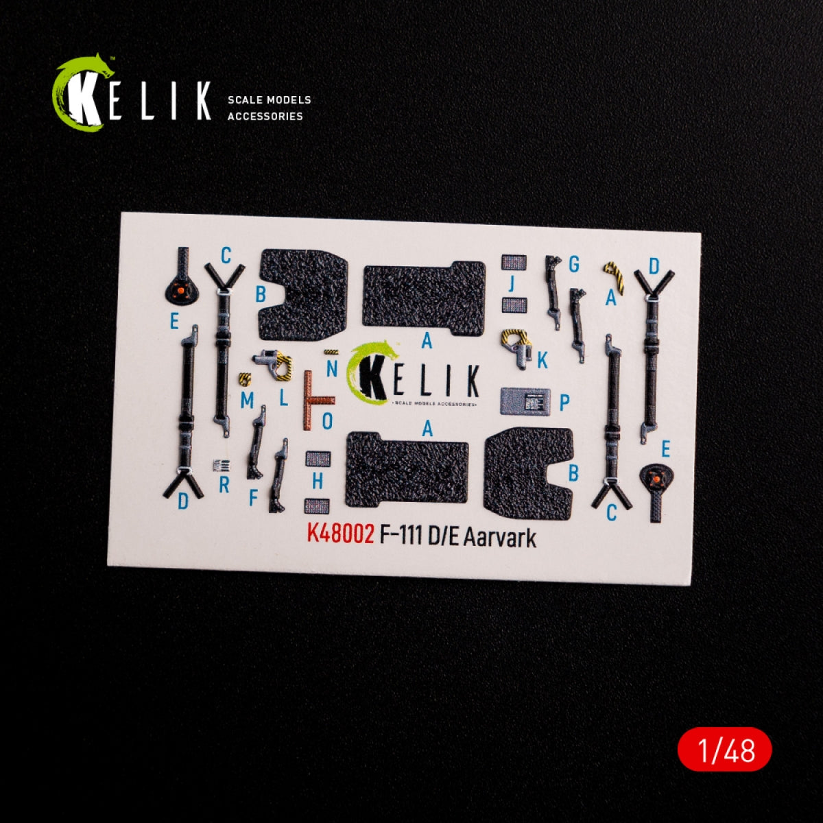 KELIK K48002 F-111 A/E Aardvark intérieur décalcomanies 3D pour kit HobbyBoss 1/48 – image 3