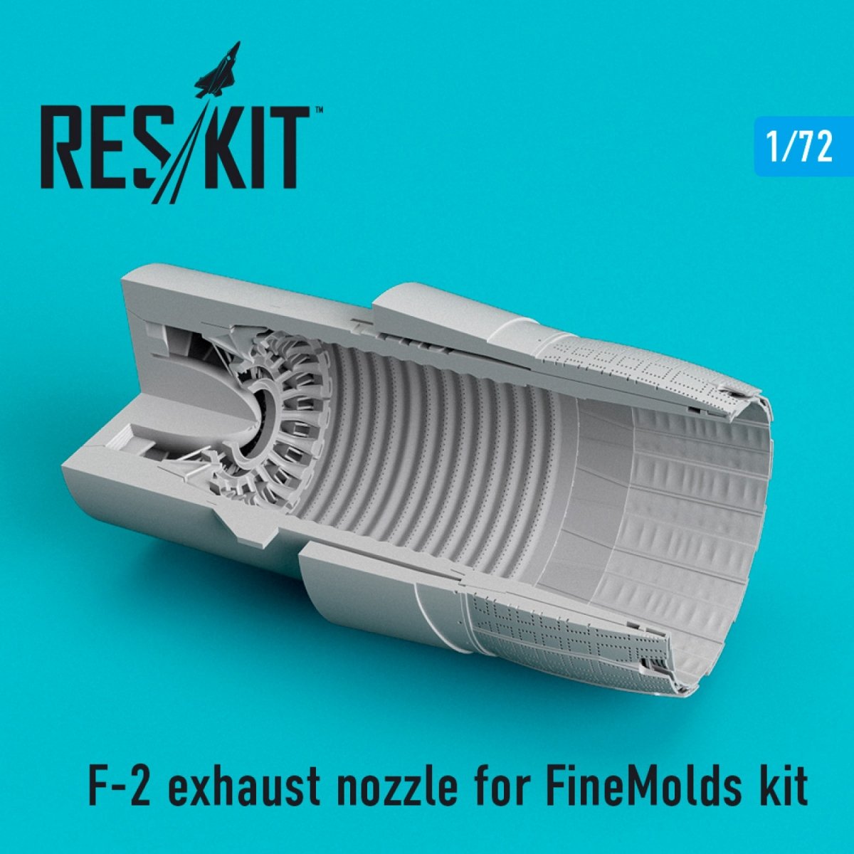 RESKIT RSU72-0201 F-2 EXHAUST NOZZLE FOR FINEMOLDS KIT 1/72 – Bild 2