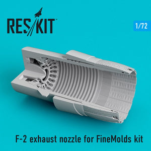 RESKIT RSU72-0201 F-2 EXHAUST NOZZLE FOR FINEMOLDS KIT 1/72 – Bild 2