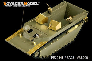 Maquette Voyager PE35448 WWII US LVT-4 Water Buffalo Landing Vehicle Chenillé de base pour AFV CLUB 35205 1/35  – image 6