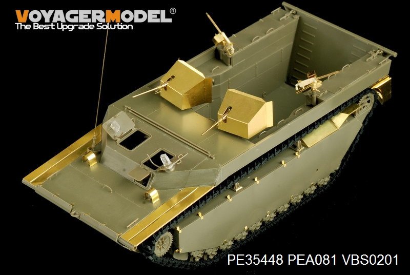 Maquette Voyager PE35448 WWII US LVT-4 Water Buffalo Landing Vehicle Chenillé de base pour AFV CLUB 35205 1/35  – image 6