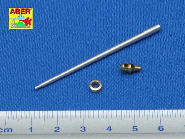 Aber 72L-36 8,8 cm KwK 43L/71 lufa do czołgu Tiger II wczesna do wieży Porsche/8,8 cm KwK 43 L/71 German tank barrel for Tiger II early Porsche turm 1/72 – immagine 2