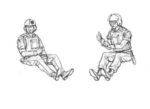 CMK F48103 Vietnam LRRP US Helicopter crew (2 figures) 1/48