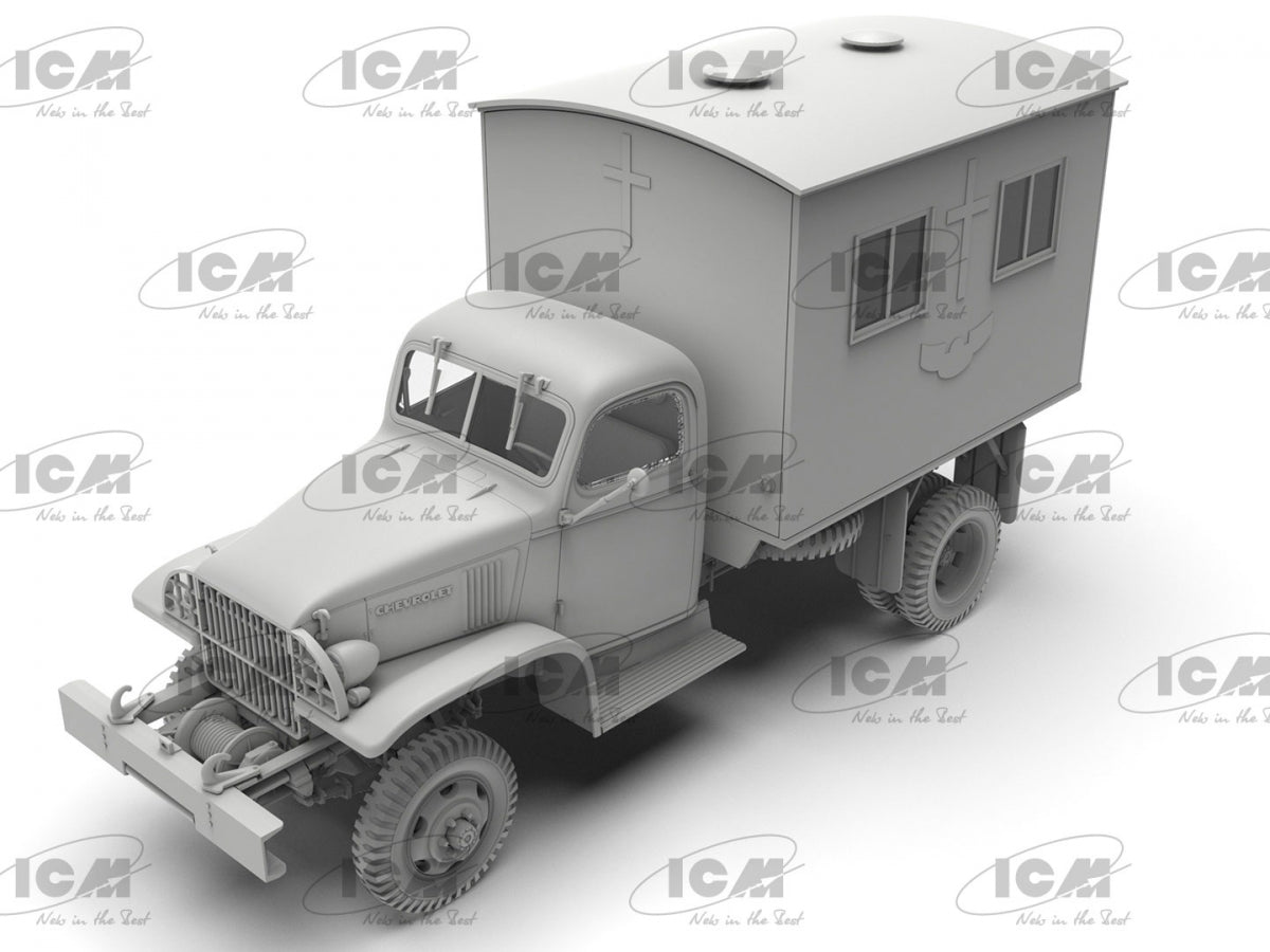 ICM 35586 WWII British Army Mobile Chapel 1/35 – immagine 6