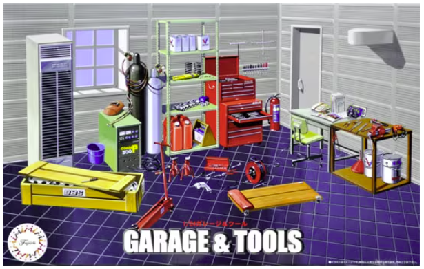 Fujimi 116358 Garage & Tools Series Garage & Tools 1/24