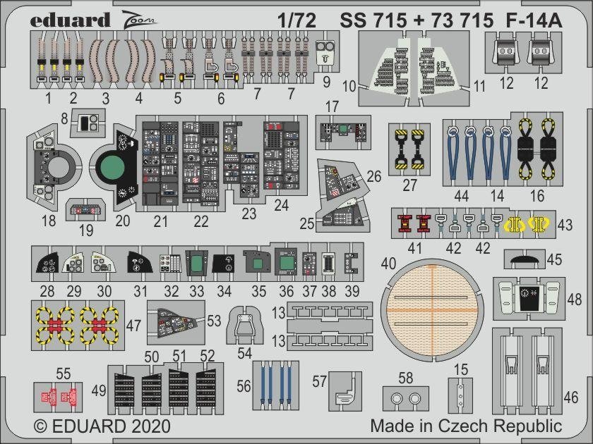 Eduard BIG72160 F-14A 1/72 GREAT WALL HOBBY – Bild 5