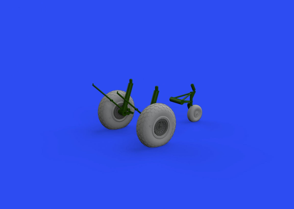Eduard 6481026 B-17F wheels oval tread EDUARD 1/48 – zdjęcie 2