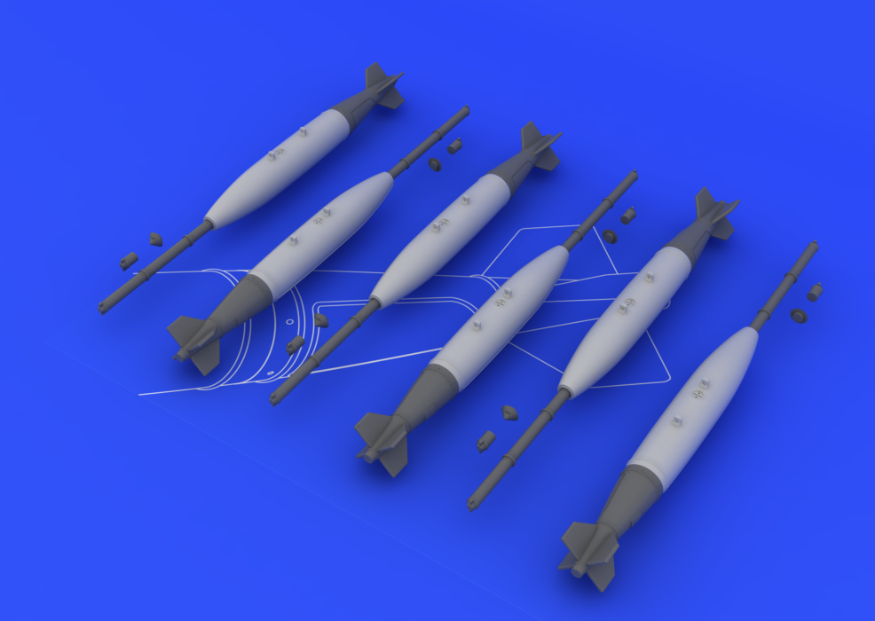 Eduard SIN648129 A-1 armament TAMIYA 1/48 – immagine 5