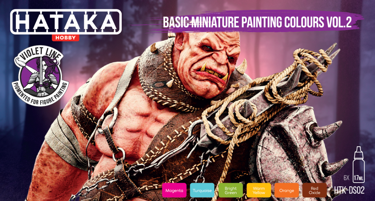 Hataka HTK-DS02 Basic Miniature Painting Colours vol. 2 – Bild 3