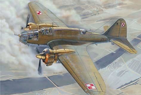 Mirage Hobby 481301 Bombardier Loś PZL 37A (1/48)