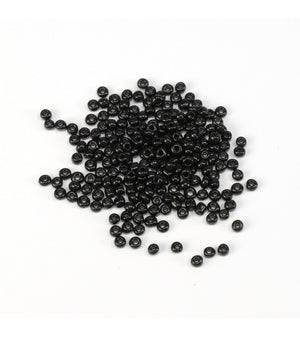 ARTESANIA LATINA 8658 Czarne Koraliki / Black Metal Parrel Trucks for Rigs 3 mm 200 szt