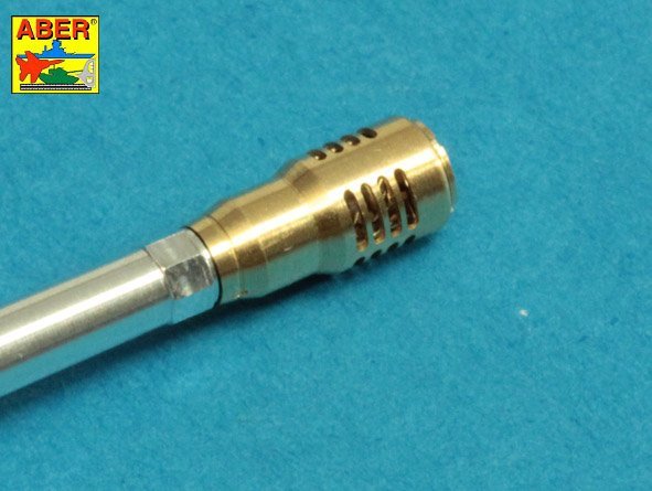 Aber 35L-252 7,5cm/5,5cm Pak 41 L/57 gun barrel with muzzle brake for German Tank Pz.Kpfw. VI Ausf. C (VK36.01) 1/35 – zdjęcie 4