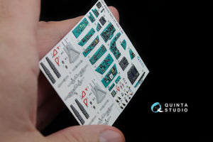 Quinta Studio QD48028 MiG-31BM 3D-Printed &amp;amp; coloured Interior on decal paper (for AMK kit) 1/48 – immagine 6