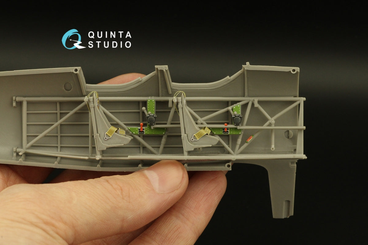 Quinta Studio QD32161 PT-13 Kaydet 3D-Printed &amp;amp; coloured Interior on decal paper (Roden) 1/32 – immagine 7