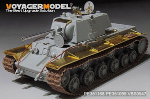 Maquette Voyager PE351168B KV-1 russe Mod.1942 de base (version B avec canon) (pour TRUMPETER 09597) 1/35 – image 2