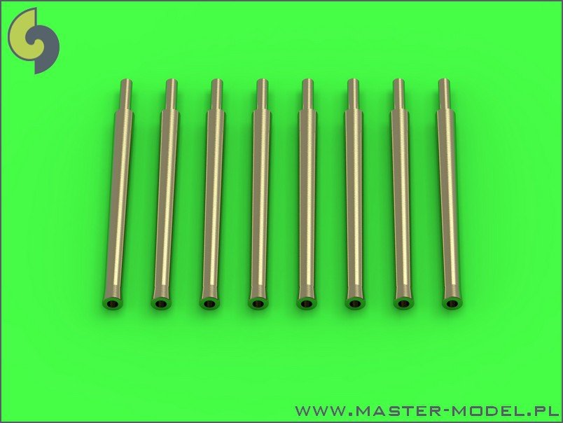 Master SM-350-084 Canons IJN 12,7 cm/50 (5 pouces) type 3e année - pour tourelles avec sacs de souffle (8 pièces) - la plupart des destroyers IJN construits entre 1930 et 1945 (1/350)
