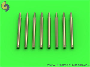Master SM-350-084 IJN 12,7cm/50 (5in) 3rd Year Type barrels - for turrets with blastbags (8pcs) - most IJN destroyers built 1930-1945 1/350