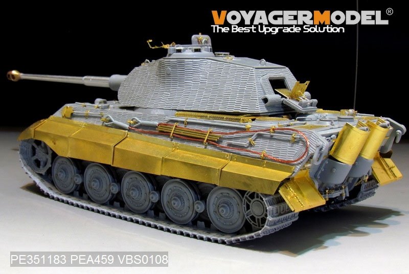 Voyager Model PE351183 WWII German King Tiger (Porsche Turret)（For DRAGON/ZVEZDA kit) 1/35 – Bild 4