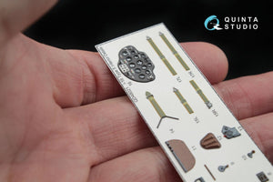 Quinta Studio QD48021 I-16 type 5 3D-Printed &amp;amp; coloured Interior on decal paper 1/48 – immagine 7