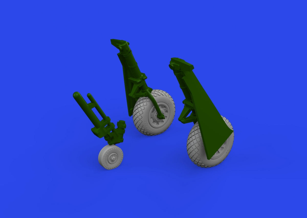 Eduard 672370 P-51D wheels diamond tread 2 EDUARD 1/72 – Bild 4