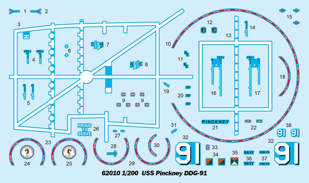 I Love Kit 62010 USS Pinckney DDG-91 1/200 – immagine 4