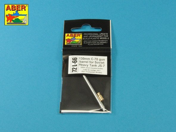 Canon Aber 72L-66 de 130 mm C-70 pour char soviétique JS-7 (1/72) – image 8