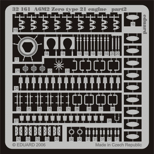 Eduard 32161 A6M2 Zero type 21 engine 1/32 TAMIYA – Bild 2