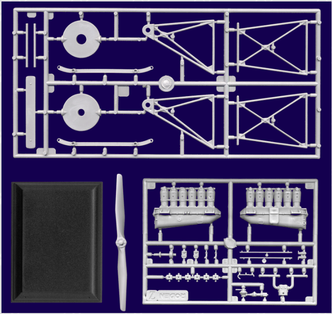 Roden 623 Engine Mercedes D.III 1/32 – zdjęcie 3