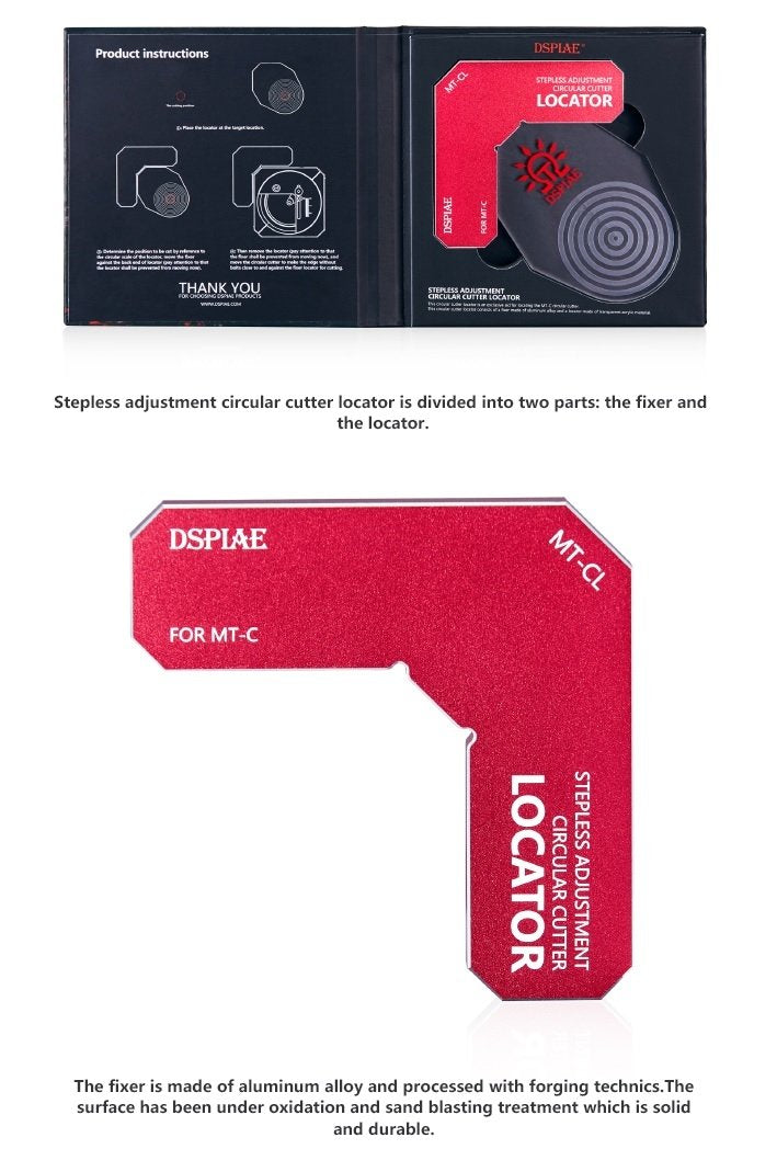 DSPIAE MT-CL Stepless Adjustment Circular Cutter Locator (For MT-C Circular Cutter) / Lokalizator noża – immagine 2