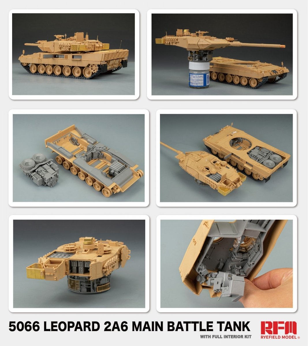 Rye Field Model 5066 Leopard 2 A6 - FULL INITERIOR 1/35 – Bild 8