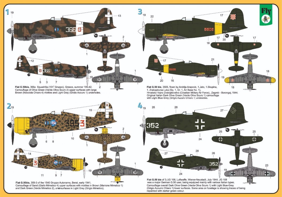 Fly 72039 Fiat G.50 bis 1/72 – immagine 2