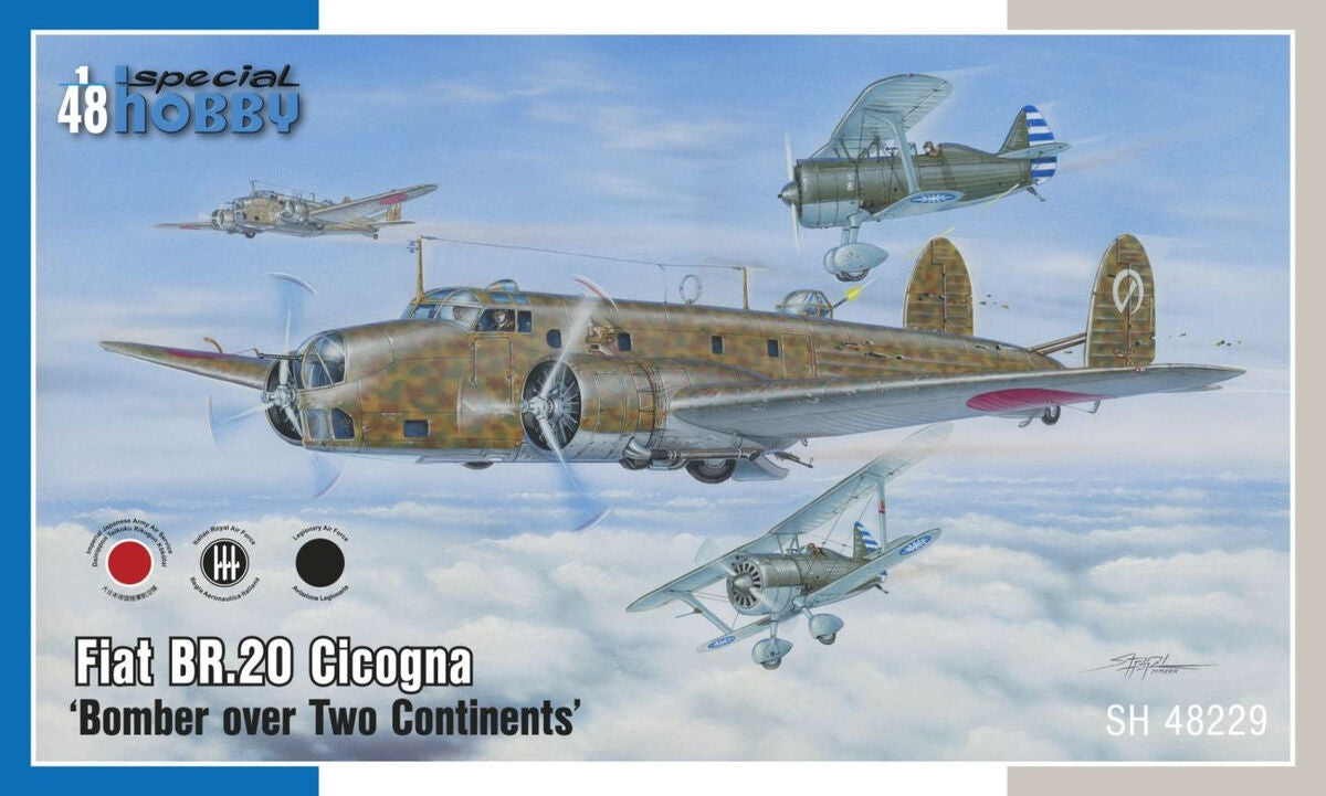 Special Hobby 48229 Fiat BR.20 Cicogna 'Bomber Over Two Continents' 1/48