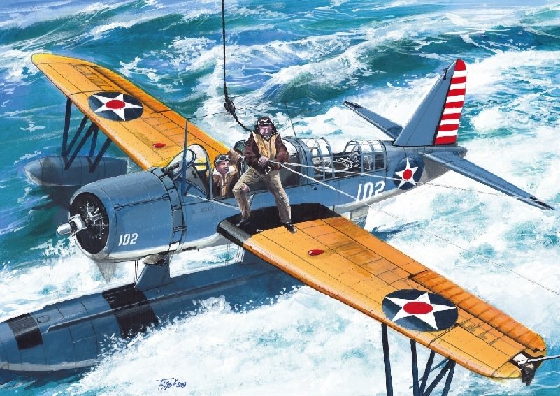 Maquette AZ7636 Kingfisher de l'US Navy au 1/72