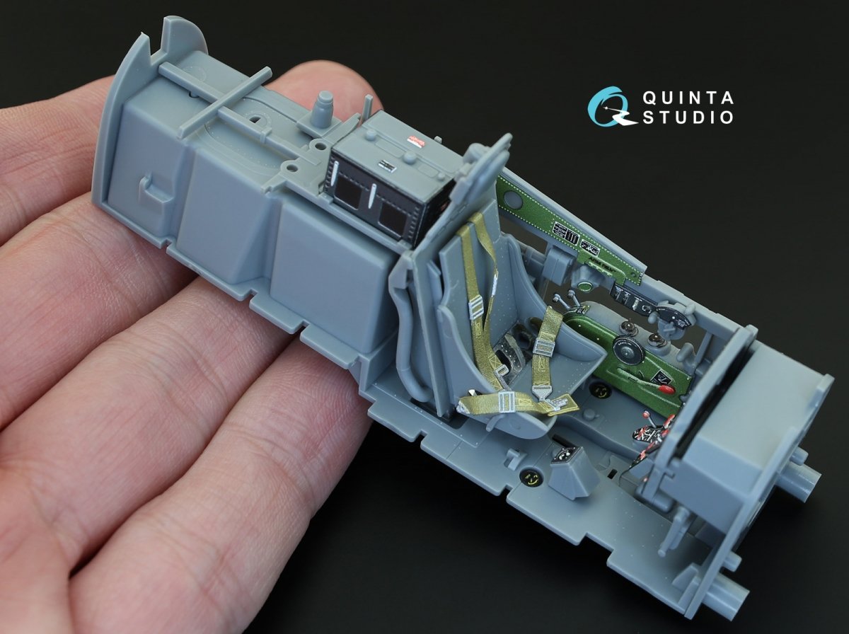 Quinta Studio QD32005 P-51D (Early) 3D-Printed &amp;amp; coloured Interior on decal paper (for Tamiya kit) 1/32 – imagen 5